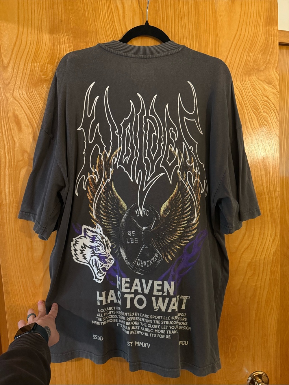 Darc Sport Heaven Has To Wait Oversized Tee